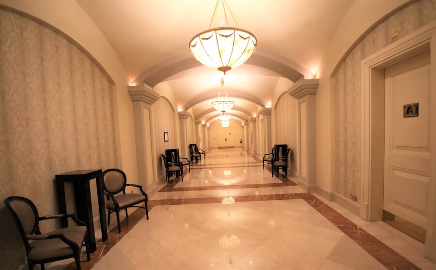 lobby corridor
